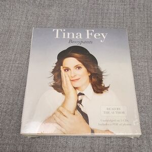 Tina Fey Bossy Pants CD Set Sealed. Brand New.
